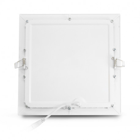 Plafonnier encastrable LED - Carré blanc IP44 225x225 - 18W 4000k 1250lm