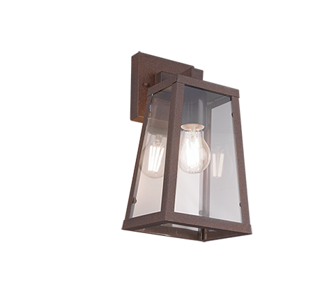 Lampe de table extérieur Vintage, anthracite/rouille, sans ampoule(s)