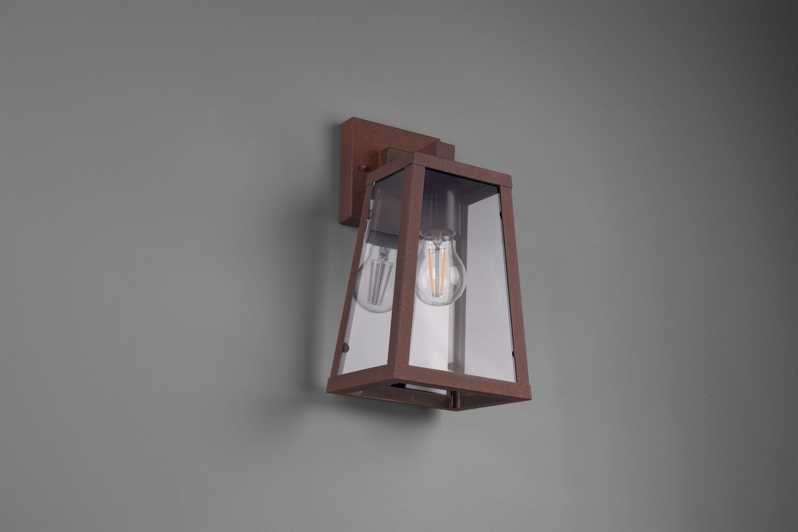 Lampe de table extérieur Vintage, anthracite/rouille, sans ampoule(s)