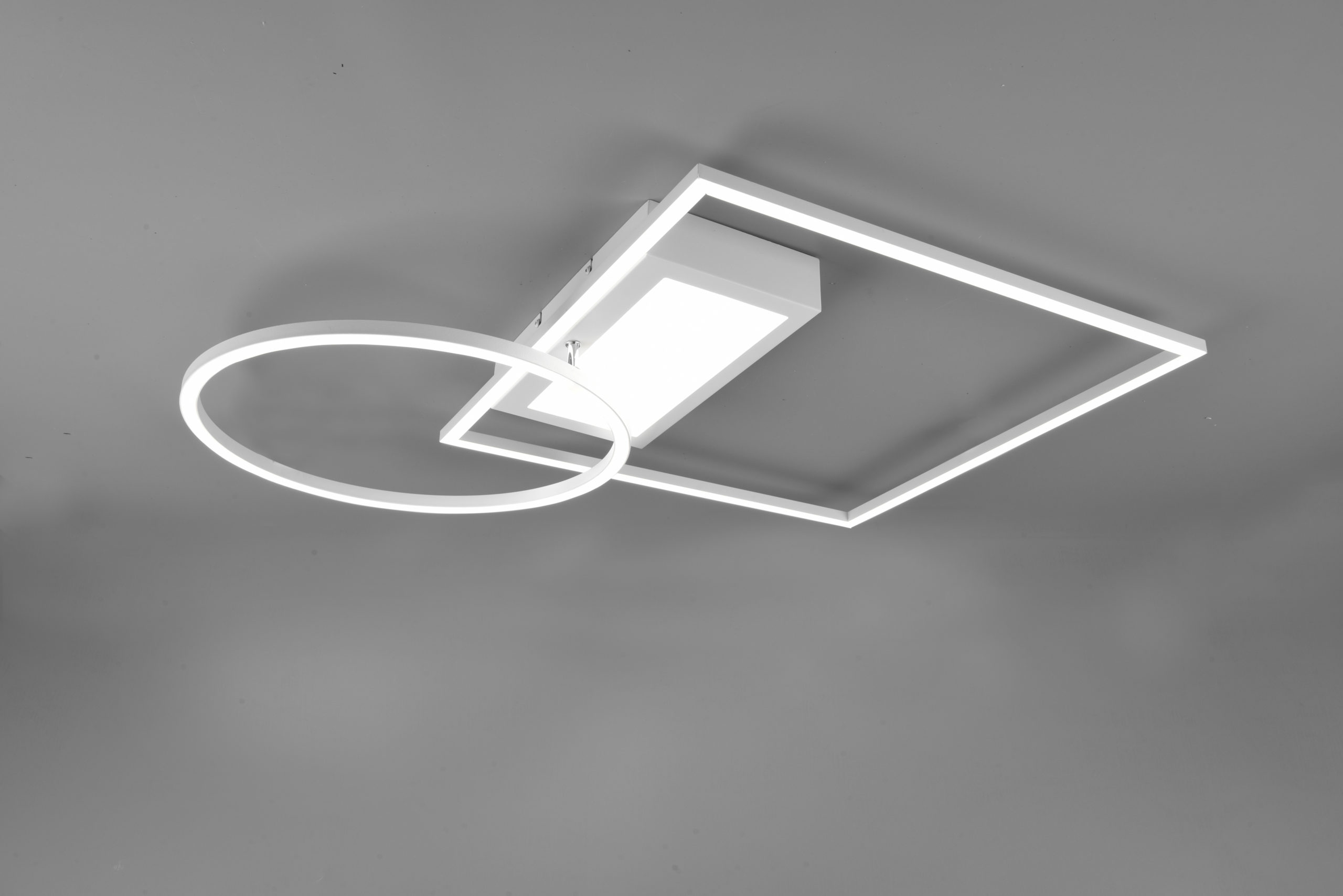 Plafonnier Design SMD LED, 33W · 4600lm, 2700 – 6500K – Blanc Mat – Orientable