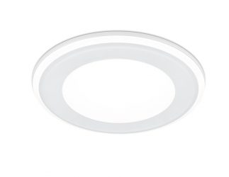 Spot encastré LED avec lumière indirecte – 5/10W – 450/1040lm – 3000K – Blanc Mat
