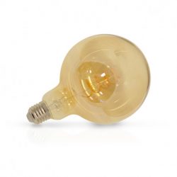 ampoule-led-e27-g125-filament-4w-2700°k-golden