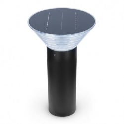 potelet-solaire-conique-led-4w-3000°k-noir-380mm